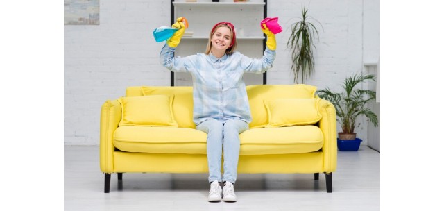 Как использовать бытовую химию для очистки ковров и мягкой мебели
