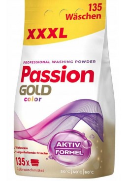 Стиральный порошок Passion Gold Color, 8.1 кг (135 стирок)