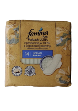 Гігієнічні прокладки Femina ULTRA PURE, 14 шт