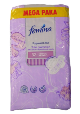 Гігієнічні прокладки Femina ULTRA NORMAL 5 крапель, 32 шт