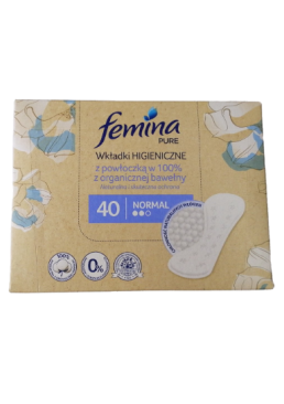 Гігієнічні прокладки Femina NORMAL PURE, 40 шт