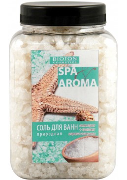 Морська сіль для ванн Bioton Cosmetics Spa Aroma з екстрактом ламінарії та комплексом морських мінералів, 750 г