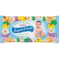 Влажные салфетки Superfresh для детей и мам, 15 шт