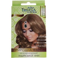 Натуральная краска для волос на основе хны Triuga Herbal Темно-русая, 25 г 