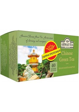 Чай зелений AHMAD TEA Китайський, 40 пак