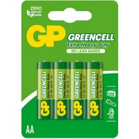 Батарейка GP Greencell 15G-U4, R6, АА, 1.5V, 4 шт