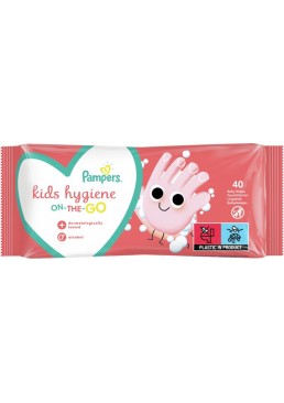 Детские влажные салфетки Pampers Kids Hygiene On-the-go, 40 шт