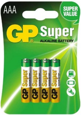 Батарейка GP AAA (LR03) Super Alkaline, 4+4 шт