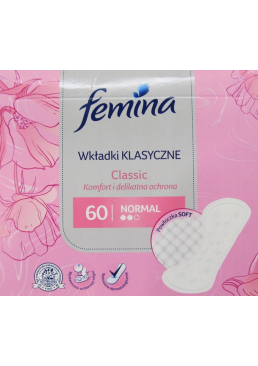 Гигиенические прокладки Femina NORMAL classic, 60 шт