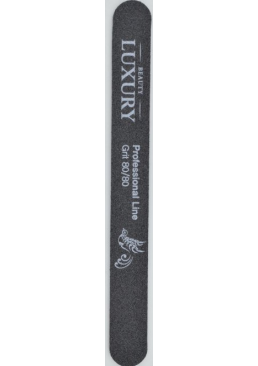 Мінеральна пилочка для нігтів Beauty LUXURY MF-04A 80*80, чорна