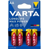 Батарейка Varta Longlife Max Power AA BLI 4 Alkaline, 4 шт