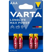 Батарейка Varta Longlife Max Power AAA BLI 4 Alkaline, 4 шт