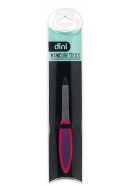 Пилочка для ногтей Dini d-158 прорезиненная ручка, 12 см
