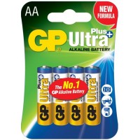 Лужні батареї GP Ultra Plus Alkaline AA 1.5V 15AUP-U4 LR6, 4 шт