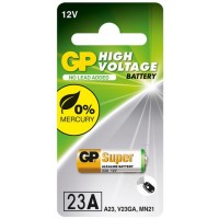 Батарейка GP Alkaline A23 12.0V 23AE-U1 VA23GA для ПУ, 1 шт