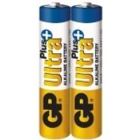 Батарейка GP AAA (LR03) Ultra Plus Alkaline 24AUP-S2, 2 шт