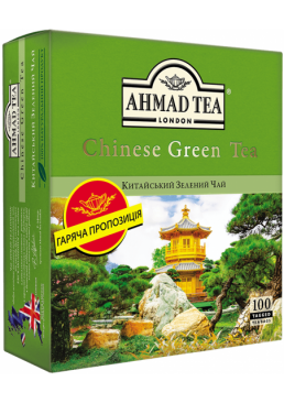 Чай зеленый AHMAD TEA Китайский, 100 пак