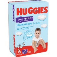 Трусики-підгузки Huggies Pants 6 (15-25кг) Jumbo для хлопчиків, 30 шт