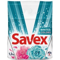 Стиральный порошок Savex Whites & Colors автомат, 1.2 кг 