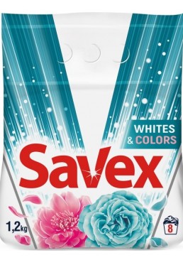 Стиральный порошок Savex Whites & Colors автомат, 1.2 кг 