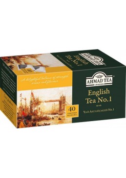 Чай чорний AHMAD TEA Англійська №1, 40 пак