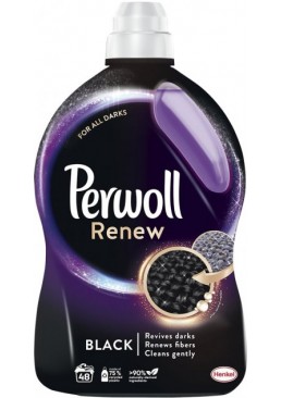 Средство для деликатной стирки Perwoll Advanced для черных и темных вещей, 2.88 л