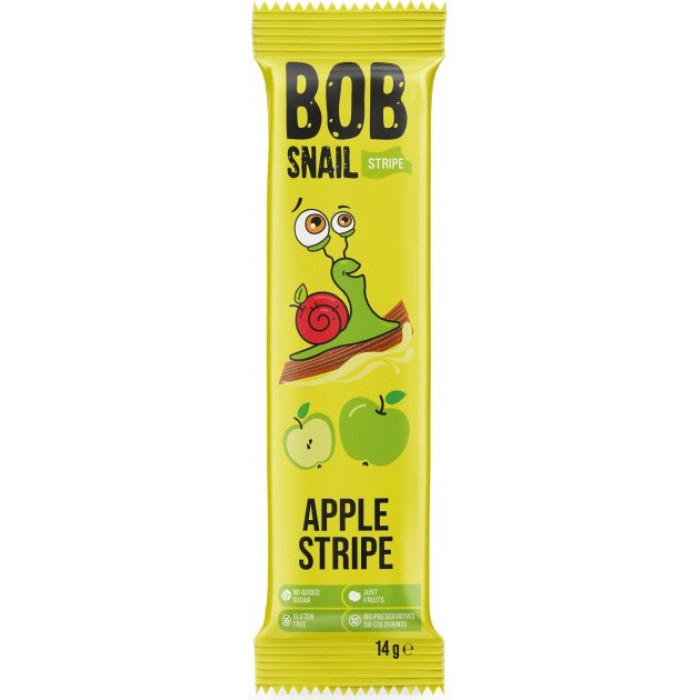 Натуральна цукерка Bob Snail Яблуко, 14 г (344247) - 