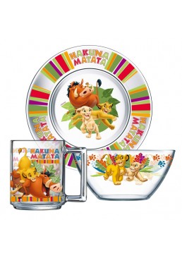 Набор детской посуды Disney Король Лев, 3 предмета
