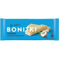 Вафлі Bonitki з кокосом, 80 г