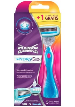 Станок для гоління Wilkinson Hydro Silk+1 змінний картридж 