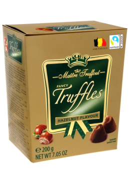 Шоколадні цукерки Maitre Truffout Truffles Hazelnut, 200 г