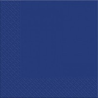 Серветка Марго Синя 3 шари 33х33 см, 18 шт