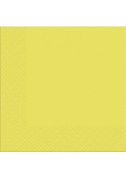 Серветка Марго Жовта 3 шари 33х33 см, 18 шт