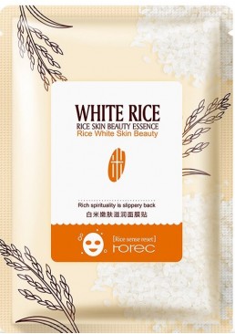 Тканевая маска ROREC для лица с экстрактом белого риса, 30 г