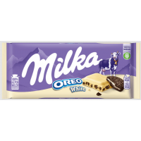 Шоколад Milka Oreo молочна начинка і хрустке печиво Орео 100г