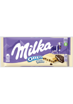 Шоколад Milka Oreo молочна начинка і хрустке печиво Орео 100г
