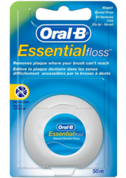Зубна нитка Oral-B Essential floss, 50 м