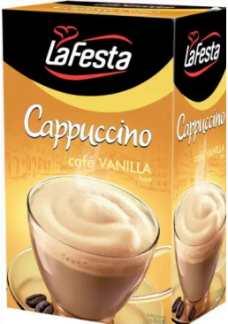 Капучино LaFesta ваниль, 10 шт х 12.5 г