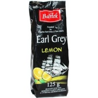 Чай Bastek Earl Grey листовий, чорний лимон з бергамотом, 125 г