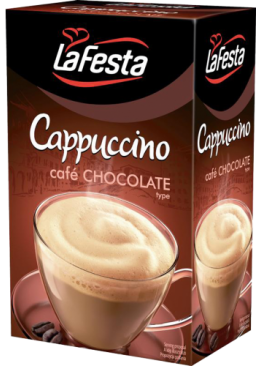Капучино LaFesta шоколад, 10 шт x 12.5 г