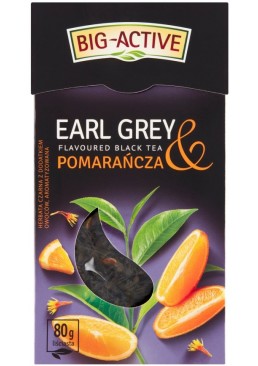 Чай Big-Active Earl Grey & pomarańcza, 80 г