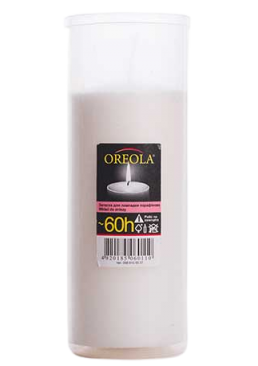 Свічка-запаска Oreola на 60 годин, 1 шт
