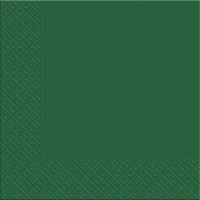 Серветка Марго Зелена 3 шари 33х33 см, 18 шт