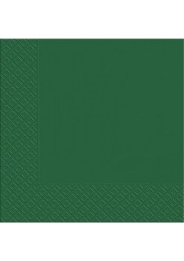 Салфетка Марго Зеленая 3 слоя 33х33 см, 18 шт