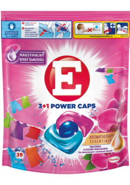 Капсули для прання E Power Caps Орхідея для всіх типів тканин, 39 шт