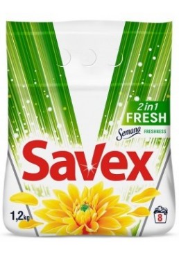 Стиральный порошок Savex 2in1 Fresh, 1.2кг