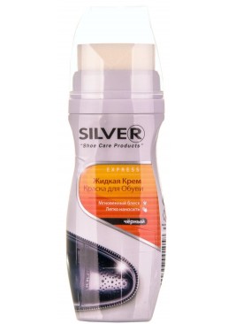 Крем-краска Silver для обуви  LS1003-01 Черная, 75 мл