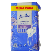 Гигиенические прокладки Femina ULTRA NIGHT, 20 шт