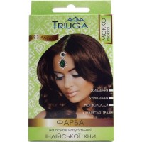 Безаміачна фарба для волосся Triuga Herbal на основі натуральної індійської хни, Мокко, 25 г