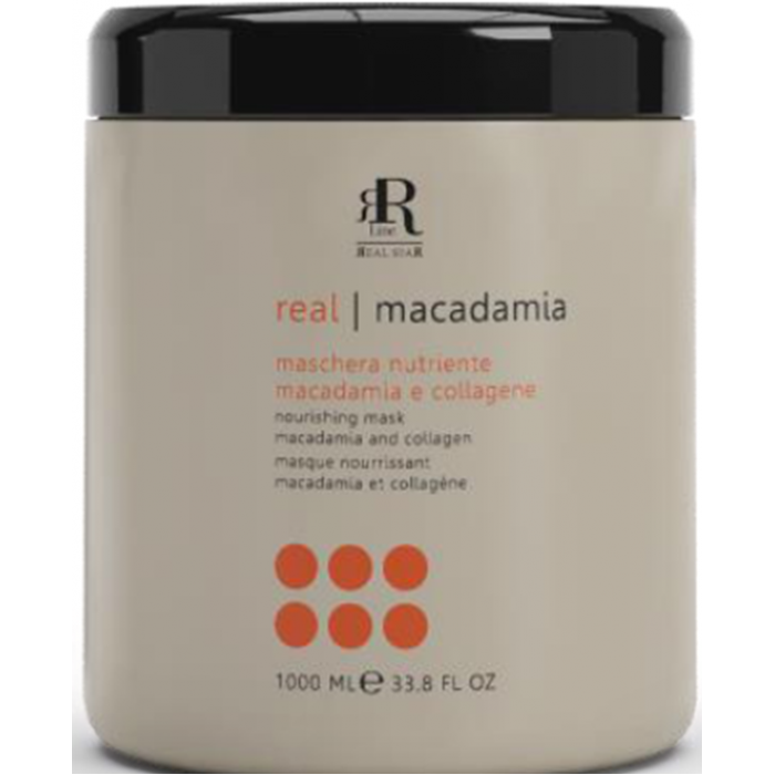 Маска для волосся з маслом макадамії і колагеном RR Line Macadamia Star, 1 л (170749) - 